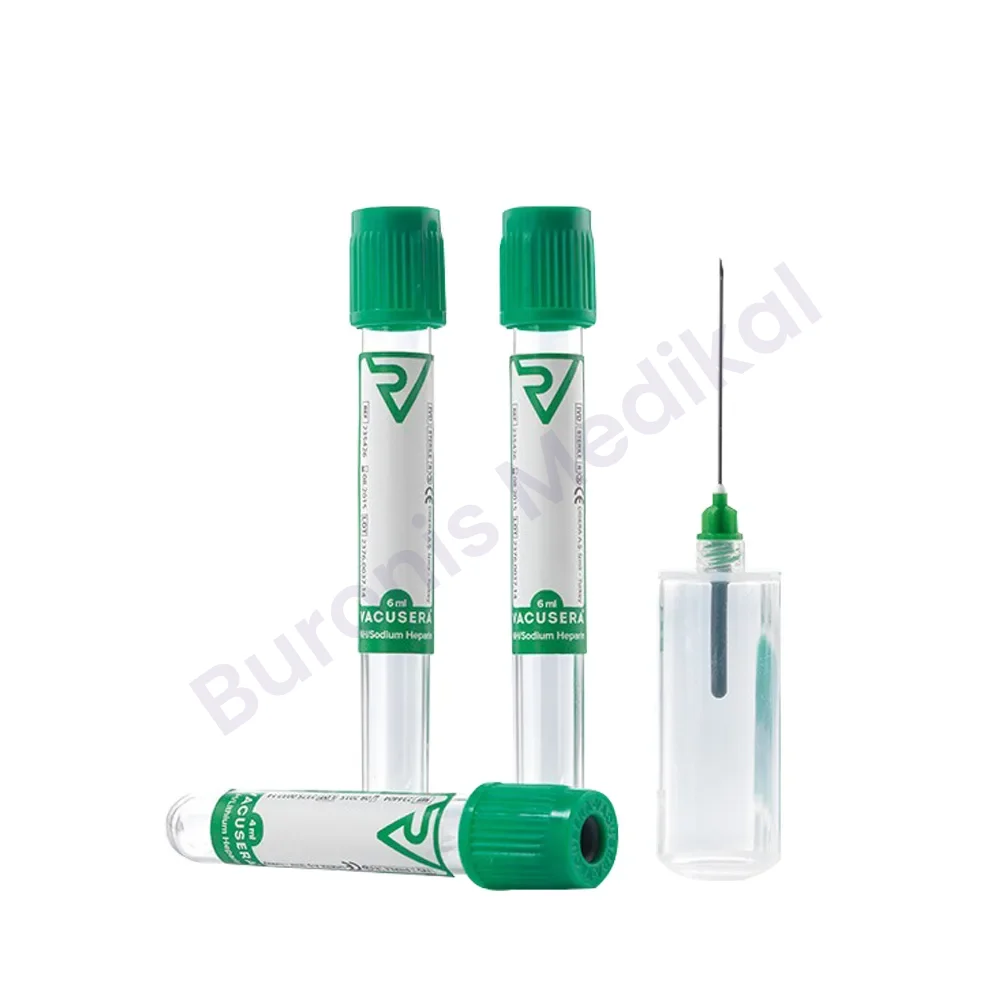 KAN TÜPÜ 9 ml LİTYUM HEPARİN YEŞİL