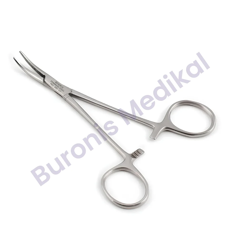 CERRAHİ MOSQUİTO PENS 12,5cm EĞRİ