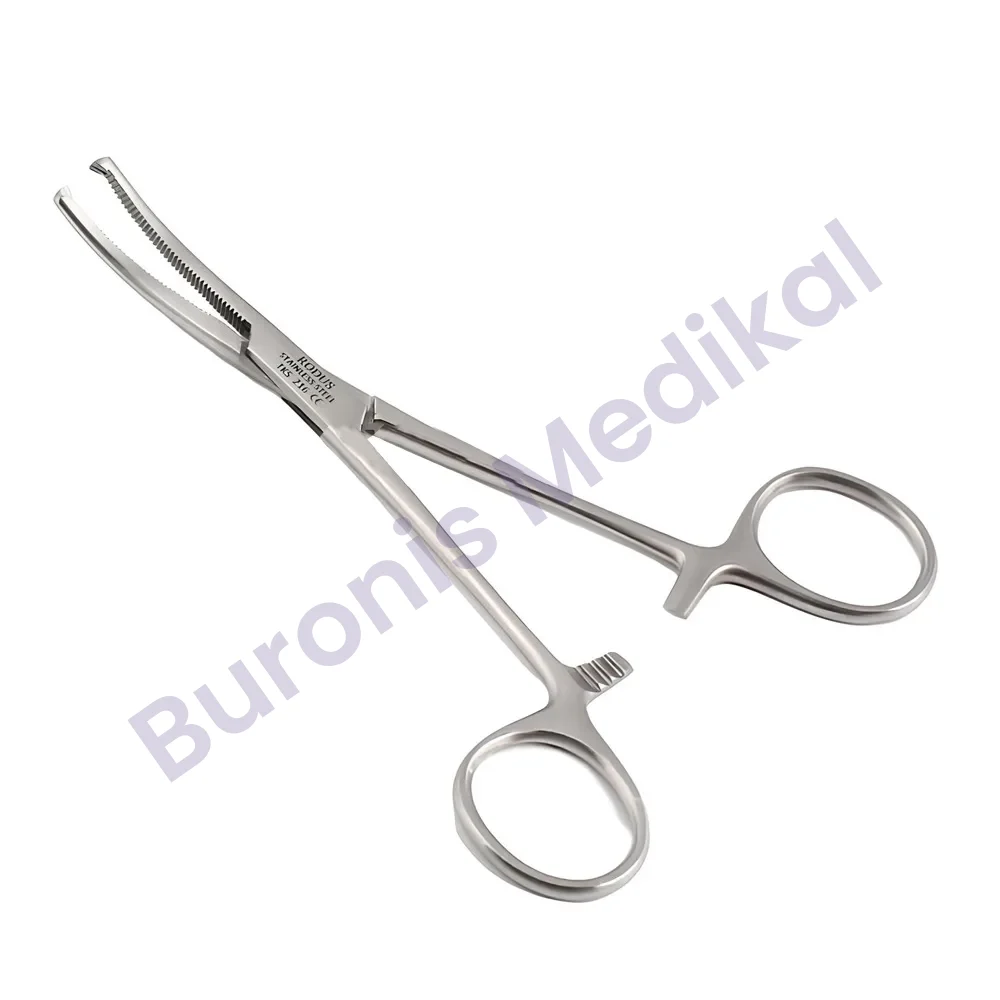 CERRAHİ KOCHER PENS 14cm EĞRİ 1*2 DİŞLİ