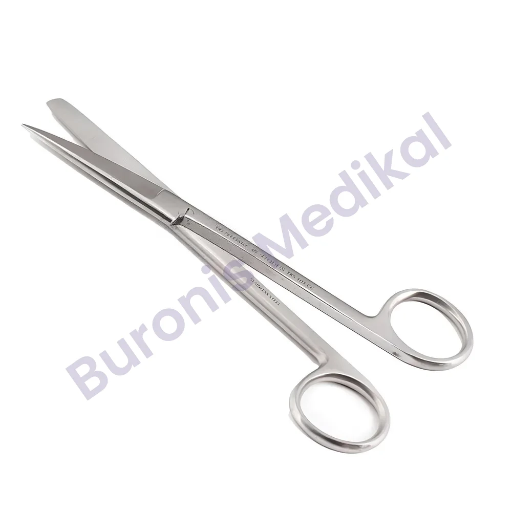 CERRAHİ MAKAS 14cm SİVRİ/KÜT - DÜZ