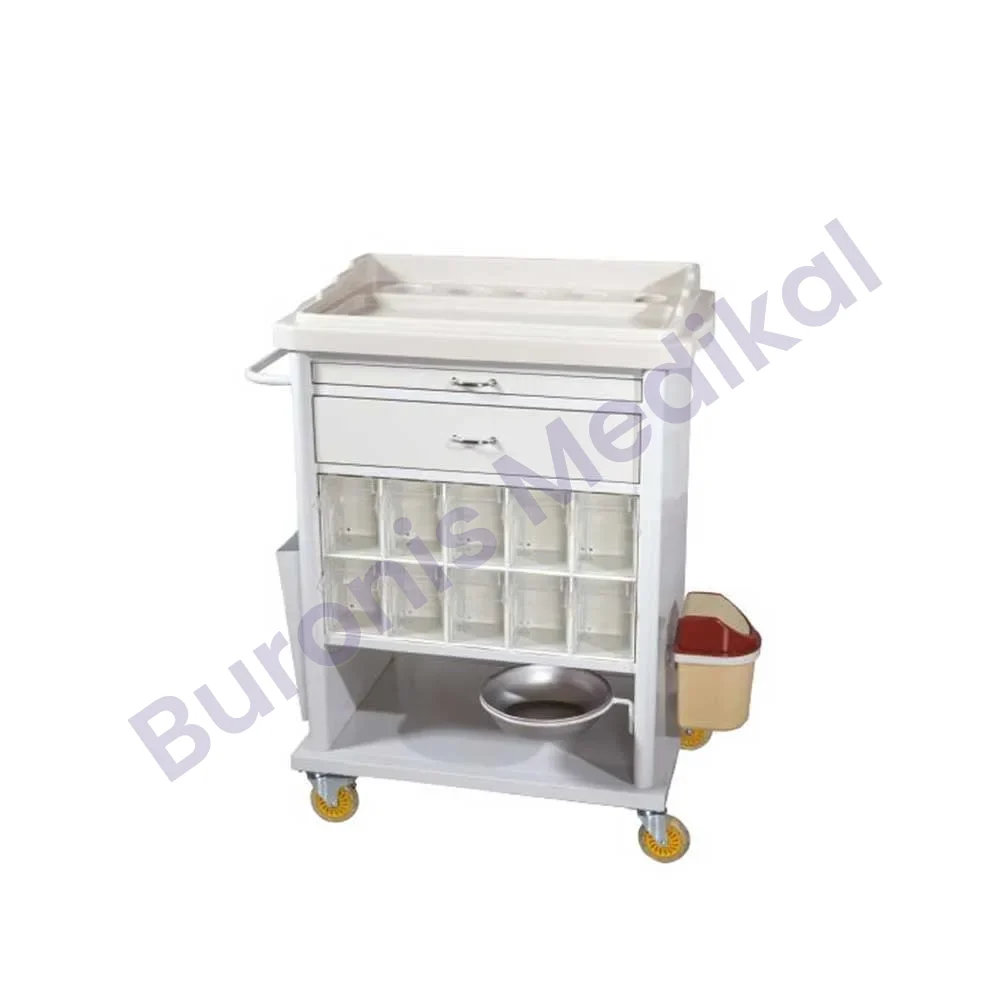 TM-B 2028 ACİL VE İLAÇ ARABASI (20 GÖZLÜ)