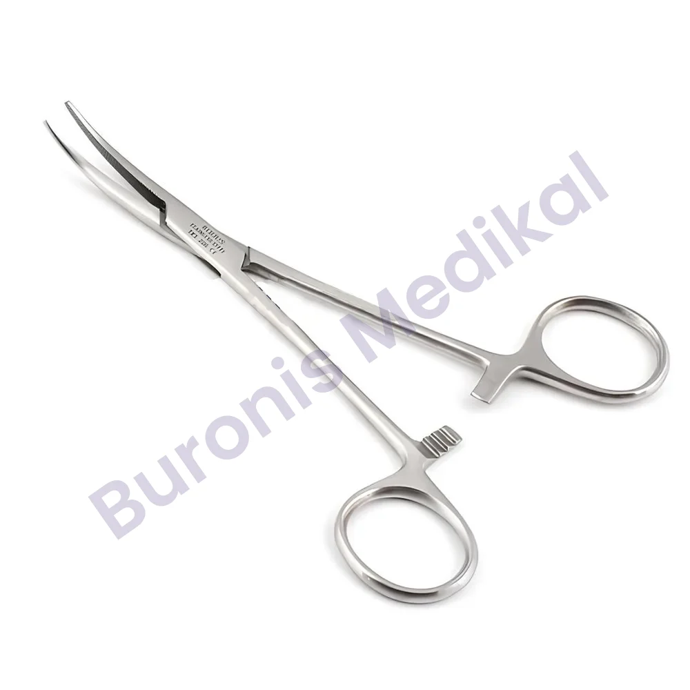 CERRAHİ HEMOSTATİK PENS 16cm EĞRİ