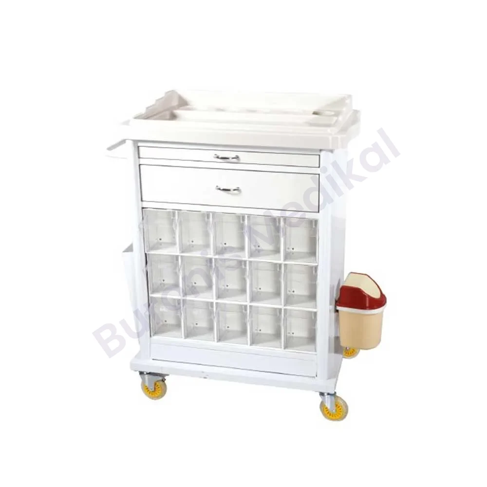 TM-B 2030 ACİL VE İLAÇ ARABASI (30 GÖZLÜ)