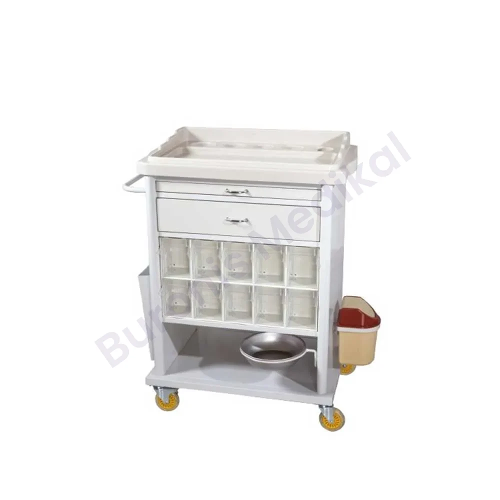 TM-B 2028 ACİL VE İLAÇ ARABASI (20 GÖZLÜ)
