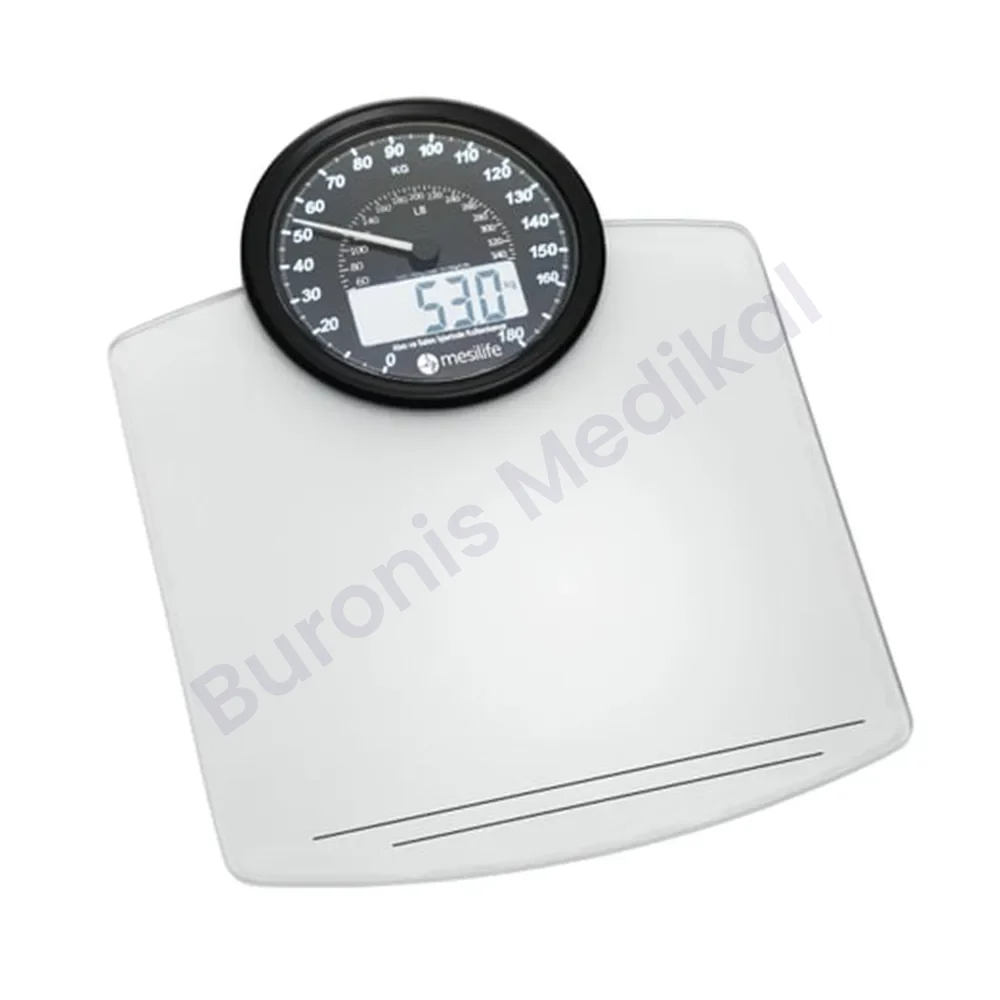 BASKÜL MESİLİFE DİJİTAL+KADRANLI CAM BASKÜL 180 kg