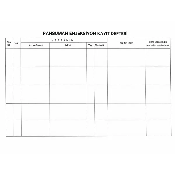DEFTER ENJEKSİYON PANSUMAN 100 YP