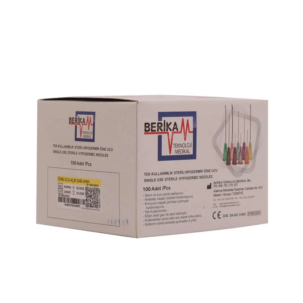 BERİKA MEZOTERAPİ İĞNESİ 30G 4MM